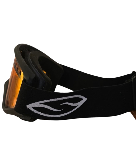 Smith Electra Airflow Black and Orange Ski Goggles - Picture 3 of 8